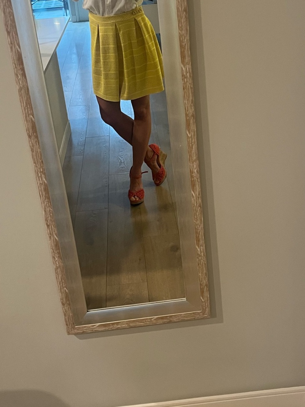 Coral Wedge Sandals
